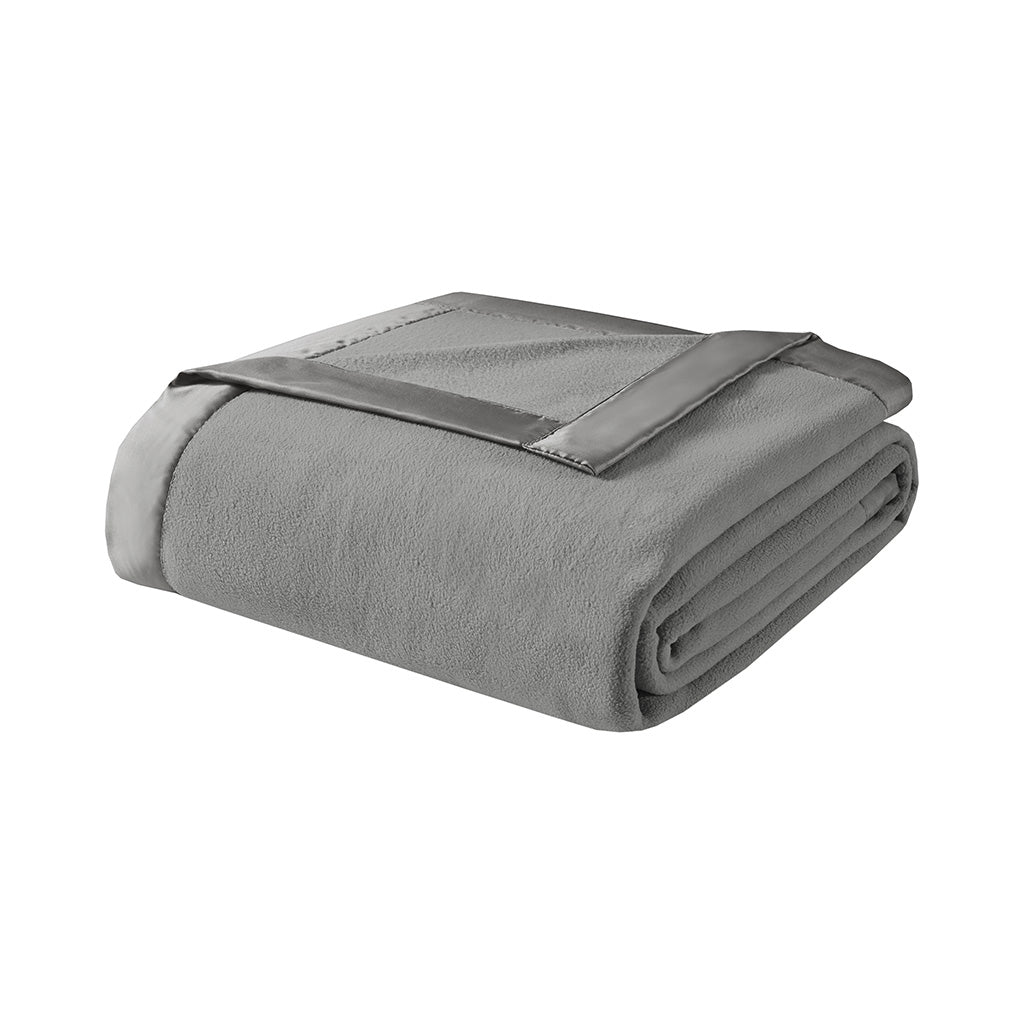 Gracie Mills Lenora Soft Brushed Lightweight Blanket with Satin Trim - GRACE-252 Image 8