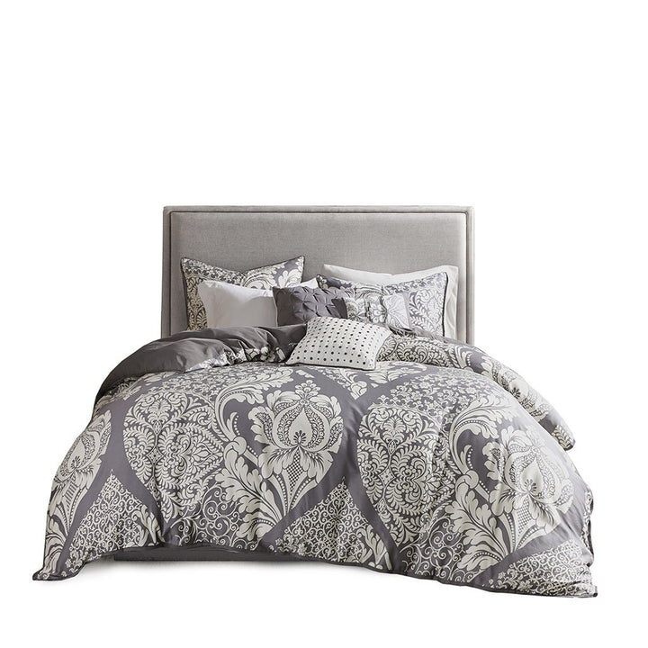 Gracie Mills Muriel Damask Delight 6-Piece Duvet Cover Set - GRACE-3134 Image 1