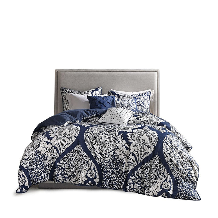 Gracie Mills Muriel Damask Delight 6-Piece Duvet Cover Set - GRACE-3134 Image 1