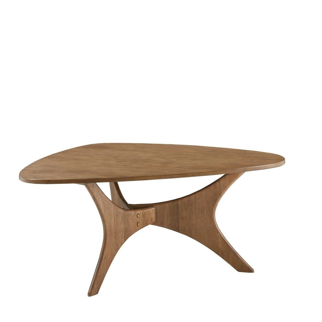 Gracie Mills Ainsley Triangle Wood Coffee Table - GRACE 5495 Image 1