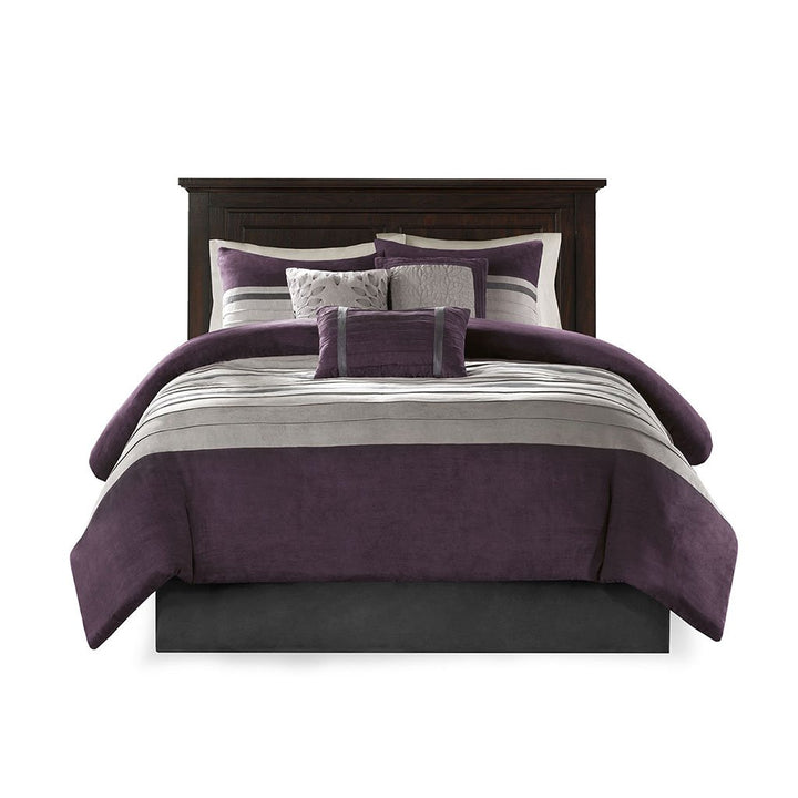 Gracie Mills Bryony 7-Piece Microsuede Comforter Set - GRACE-3264 Image 6