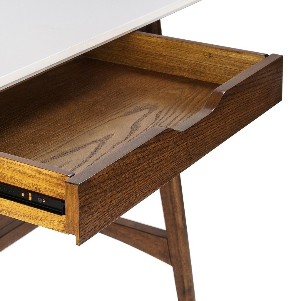 Gracie Mills Hendricks Effortless Elegance Oak Wood Desk - GRACE-7191 Image 3