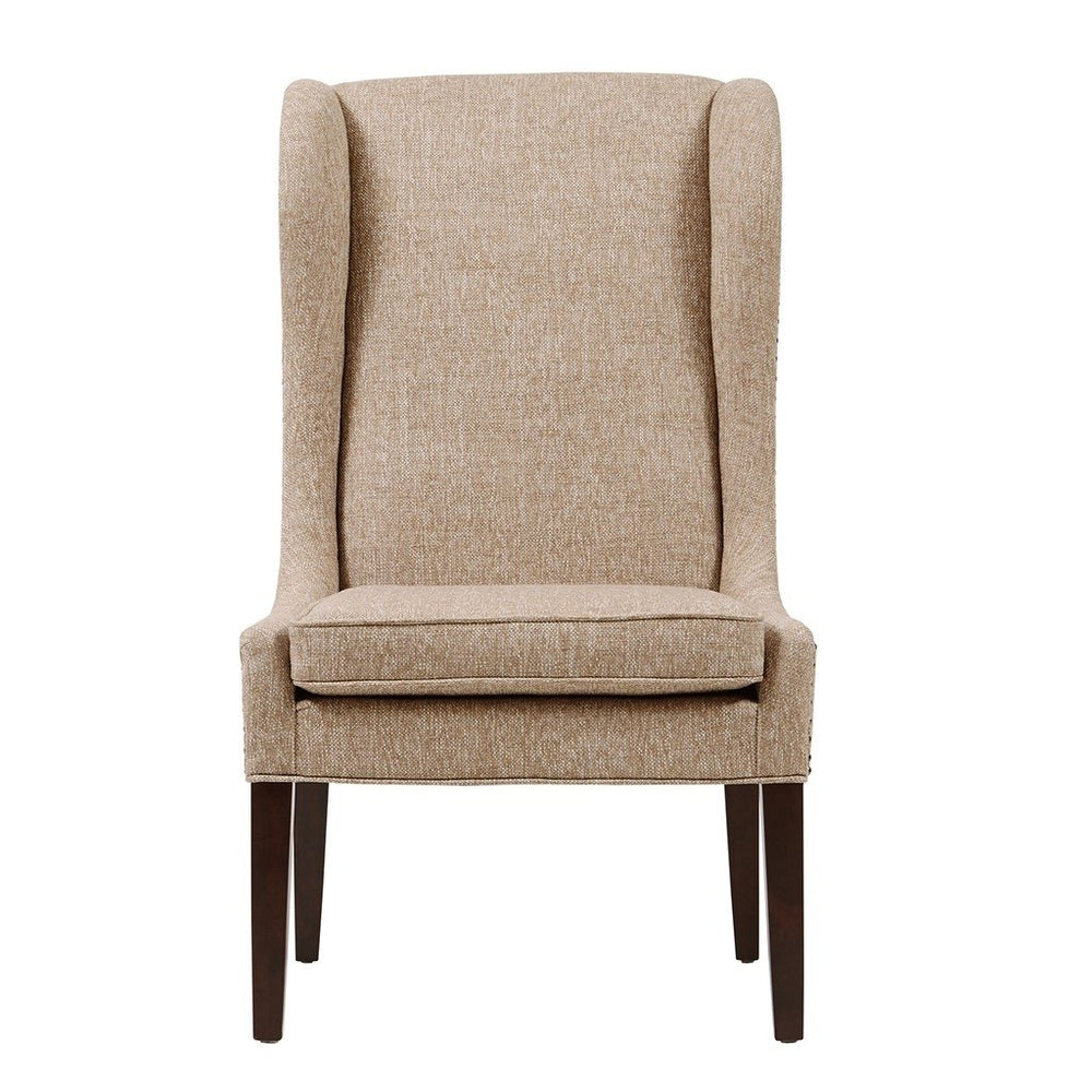 Gracie Mills Nataly Traditional Upholstered High Wing back Dining Chair - GRACE-3396 Image 2