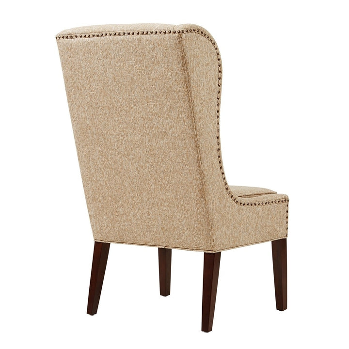 Gracie Mills Nataly Traditional Upholstered High Wing back Dining Chair - GRACE-3396 Image 3