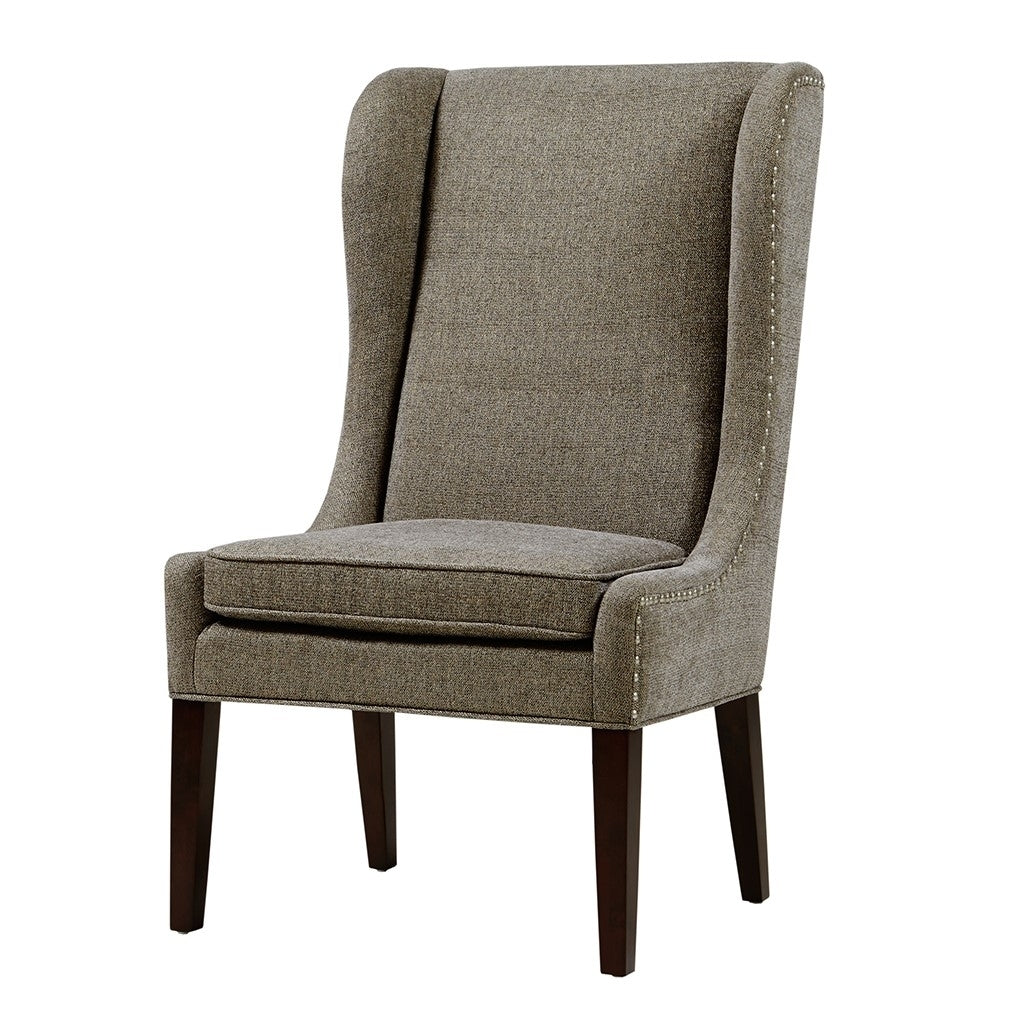 Gracie Mills Nataly Traditional Upholstered High Wing back Dining Chair - GRACE-3396 Image 4