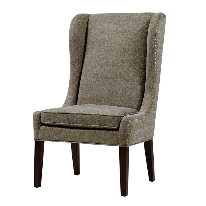 Gracie Mills Nataly Traditional Upholstered High Wing back Dining Chair - GRACE-3396 Image 4