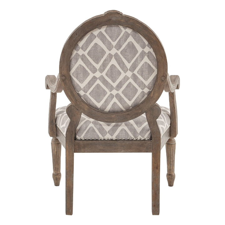 Gracie Mills Mueller Modern Exposed Hand-Carved Birch Hardwood Armchair - GRACE-3524 Image 3