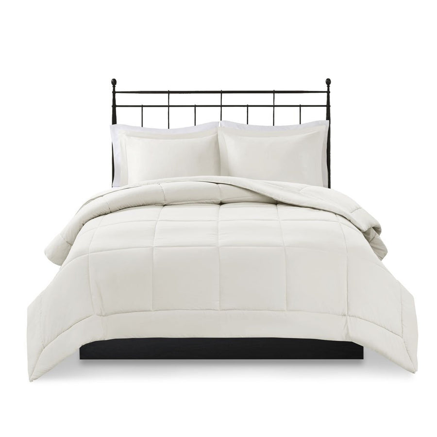 Gracie Mills Jacquelyn Ultra Soft Solid Microcell Down Alternative Comforter Set - GRACE-3601 Image 1