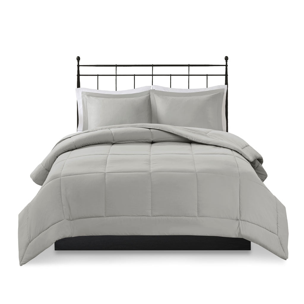 Gracie Mills Jacquelyn Ultra Soft Solid Microcell Down Alternative Comforter Set - GRACE-3601 Image 5