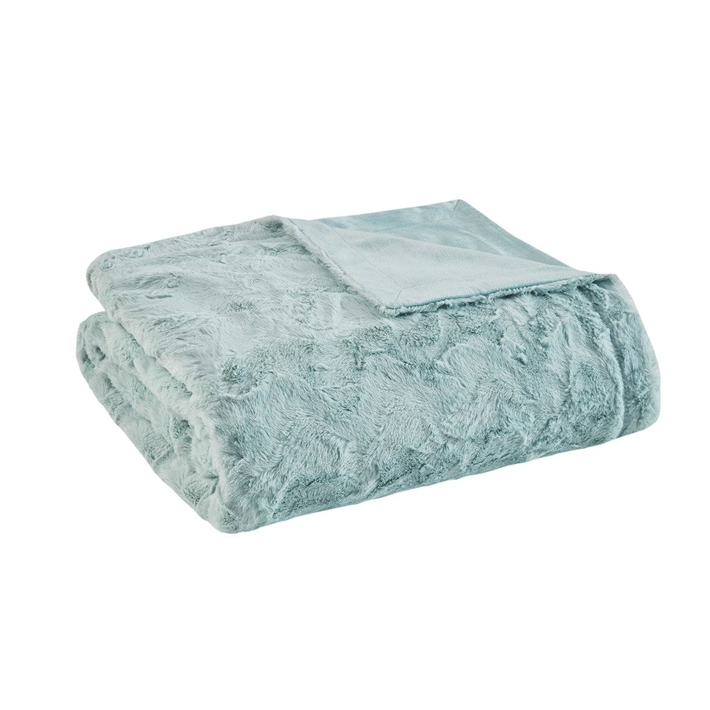 Gracie Mills Shawn Brushed Faux faux to Mink Oversized Throw - GRACE-3649 Image 8