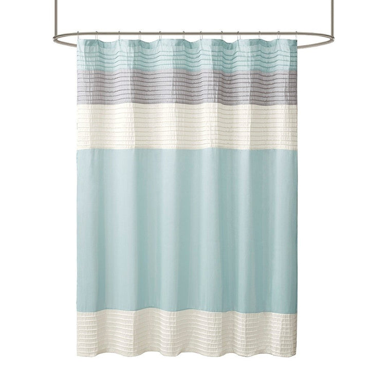 Gracie Mills Nixon Faux Silky Lightweight Shower Curtain - GRACE-3783 Image 3