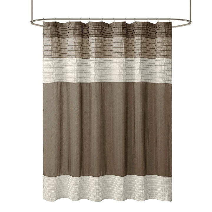 Gracie Mills Nixon Faux Silky Lightweight Shower Curtain - GRACE-3783 Image 5