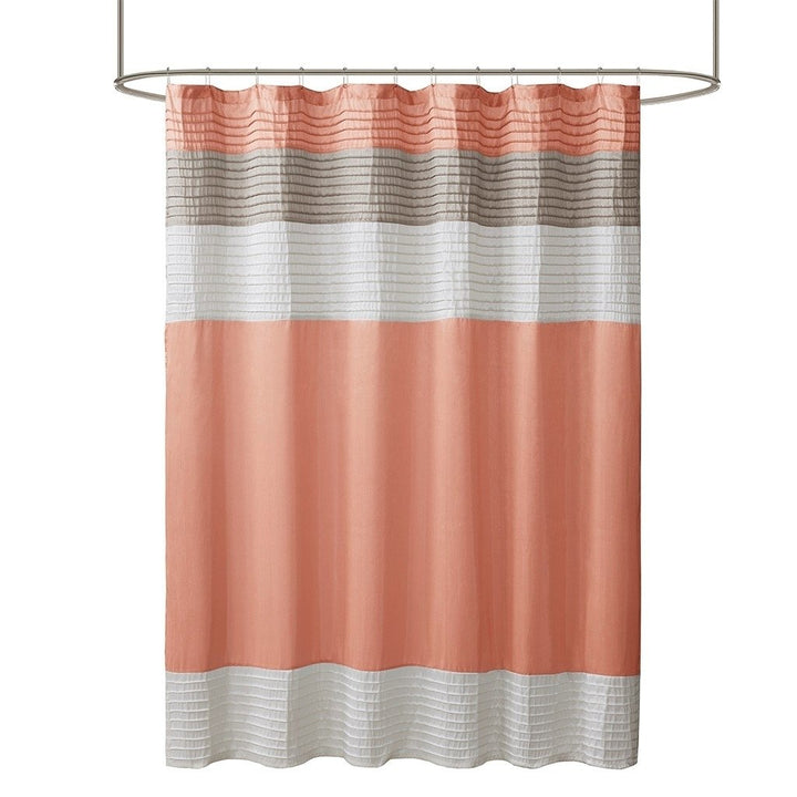 Gracie Mills Nixon Faux Silky Lightweight Shower Curtain - GRACE-3783 Image 6