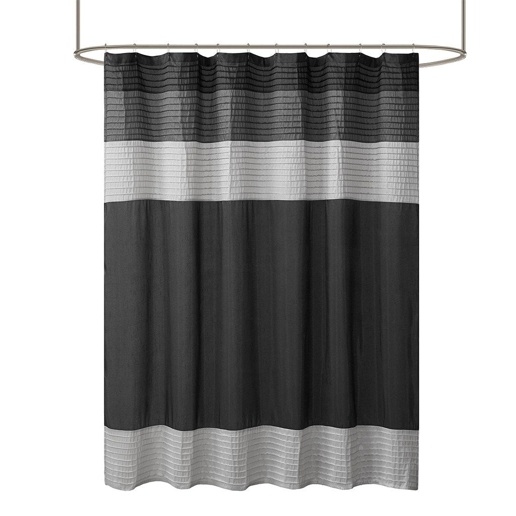 Gracie Mills Nixon Faux Silky Lightweight Shower Curtain - GRACE-3783 Image 7