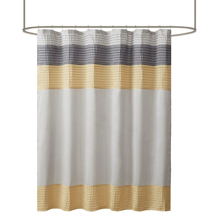 Gracie Mills Nixon Faux Silky Lightweight Shower Curtain - GRACE-3783 Image 8