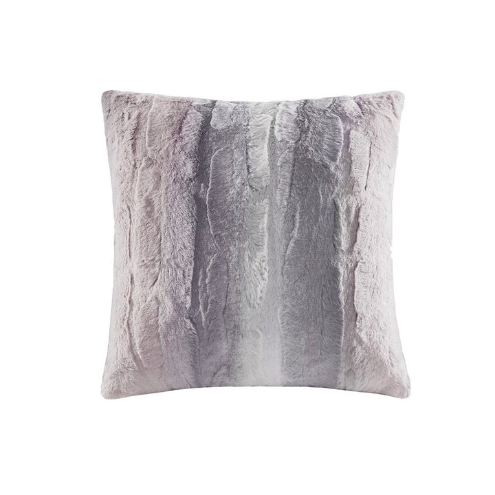 Gracie Mills Shawn Faux Brushed long faux Square Pillow - GRACE-3531 Image 5