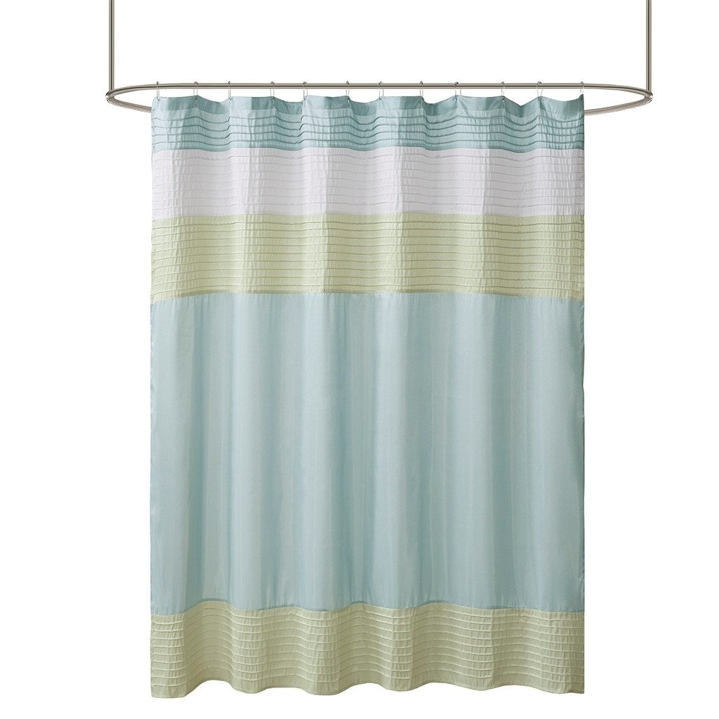 Gracie Mills Nixon Faux Silky Lightweight Shower Curtain - GRACE-3783 Image 9