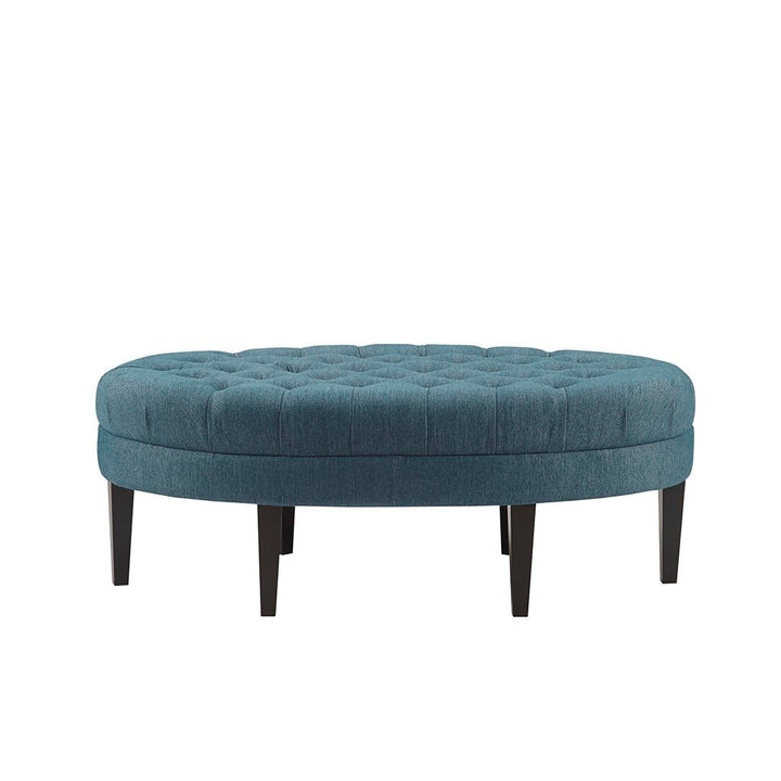 Gracie Mills Mareli Surfboard Tufted Oval Ottoman - GRACE-3907 Image 1