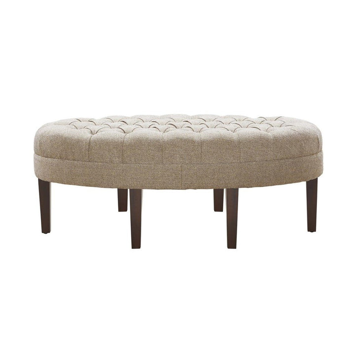 Gracie Mills Mareli Surfboard Tufted Oval Ottoman - GRACE-3907 Image 1