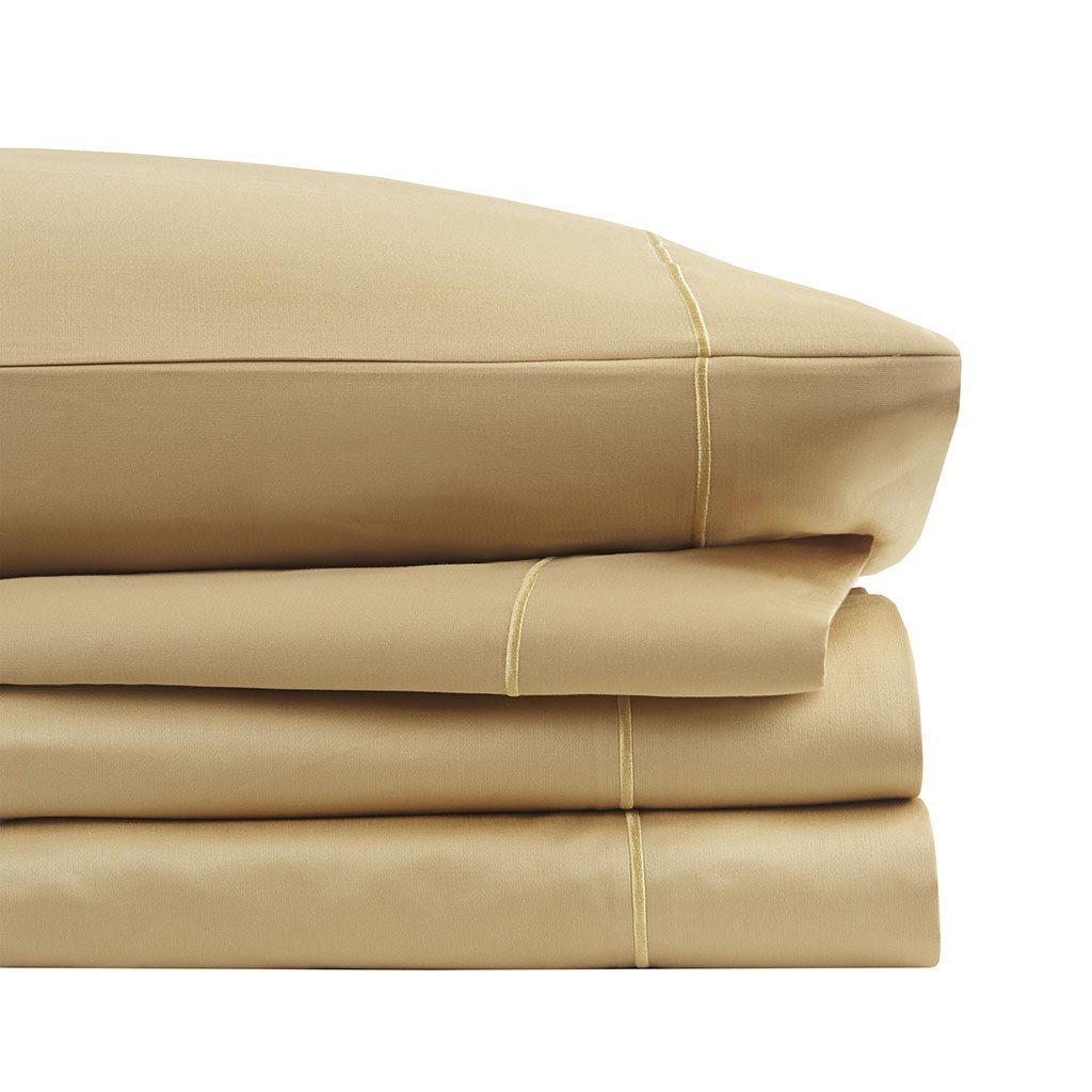 Gracie Mills Noelia 600 Thread Count Pima Cotton Sheet Set GRACE-3771 Queen Size Image 1