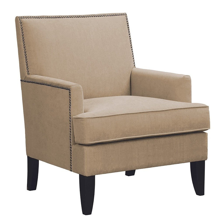 Gracie Mills Kenny Track Arm Club Chair with Nailhead Trim - GRACE-3932 Image 1