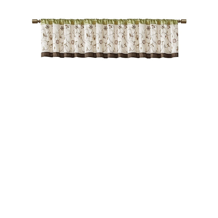 Gracie Mills Rogelio Floral Embroidered Window Valance - GRACE-4021 Image 6