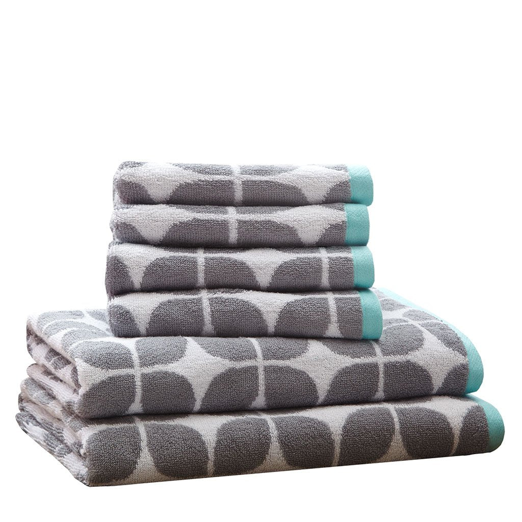 Gracie Mills Moreno 6-Piece Cotton Jacquard Bath Towel Set - GRACE-4861 Image 4