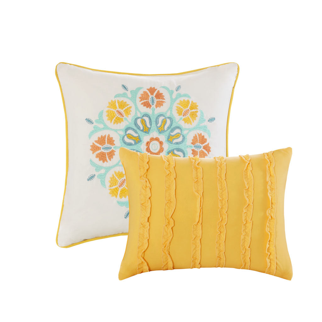 Gracie Mills Reilly Boho Floral Medallion Comforter Set - GRACE-4917 Image 1
