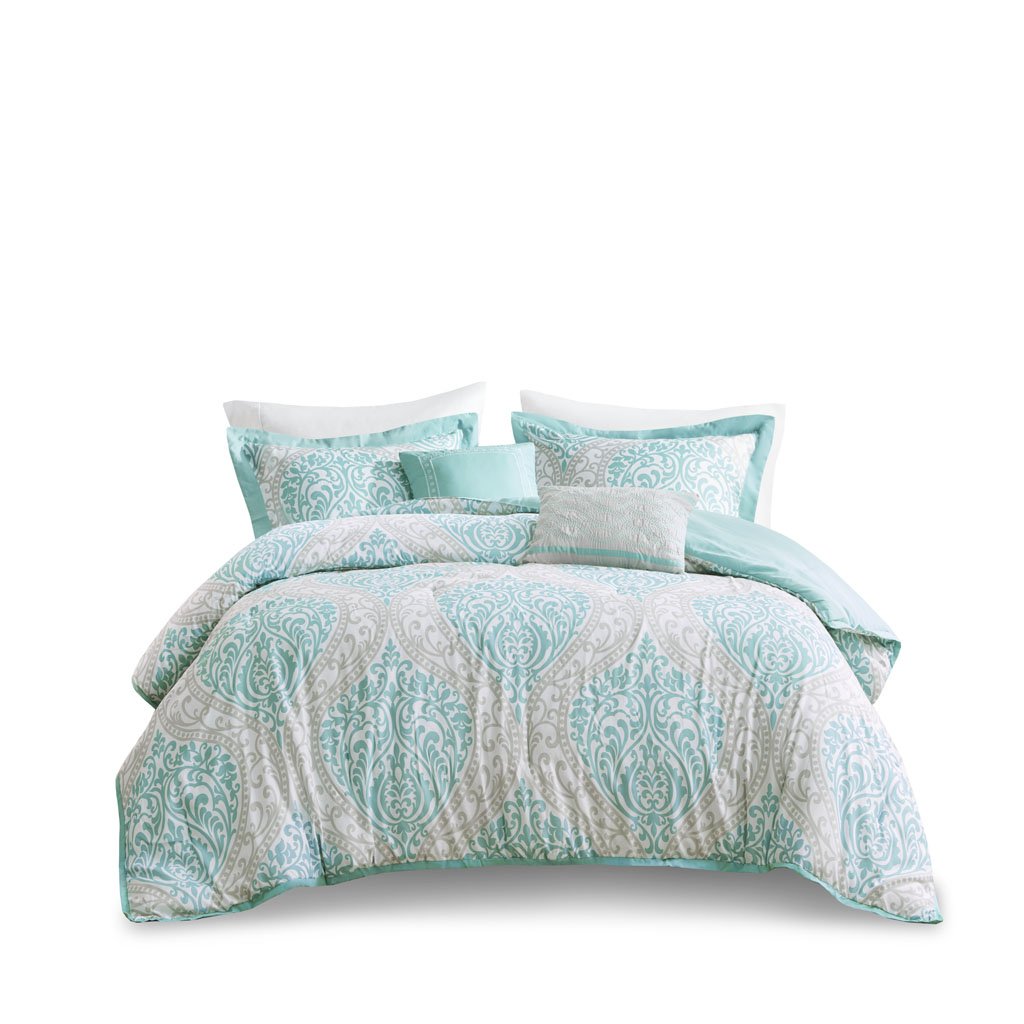 Gracie Mills Nichole Chic Damask Print Comforter Set - GRACE-4924 Image 1