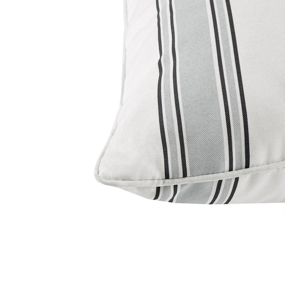 Gracie Mills Frederick Vertical Stripe Outdoor Oblong Pillow - GRACE-8220 Image 2