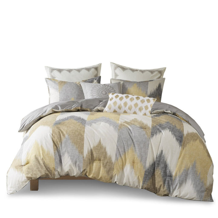 Gracie Mills Heise Ikat Chevron Comforter Set - GRACE-5150 Image 4