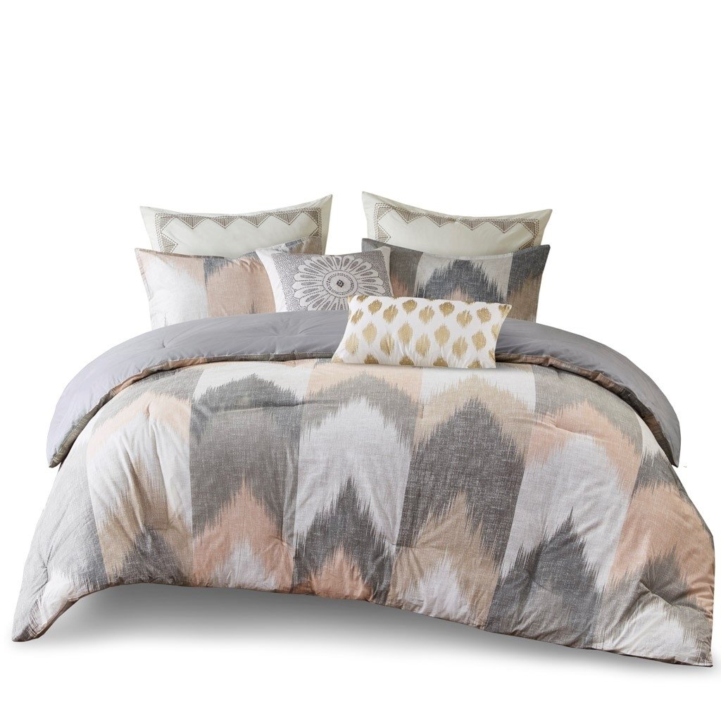 Gracie Mills Heise Ikat Chevron Comforter Set - GRACE-5150 Image 5