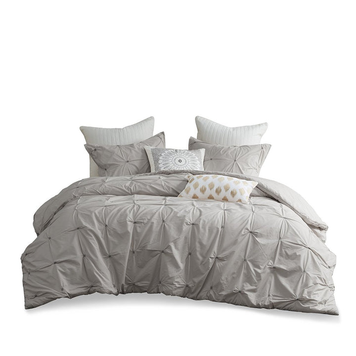 Gracie Mills Velez 3-Piece Modern Tufted-Inspired Cotton Comforter Set - GRACE-5153 Image 4