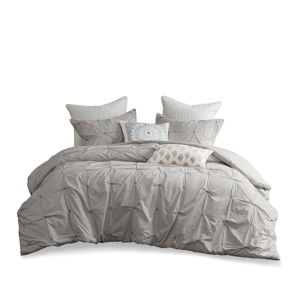 Gracie Mills Velez 3-Piece Modern Tufted-Inspired Cotton Comforter Set - GRACE-5153 Image 1