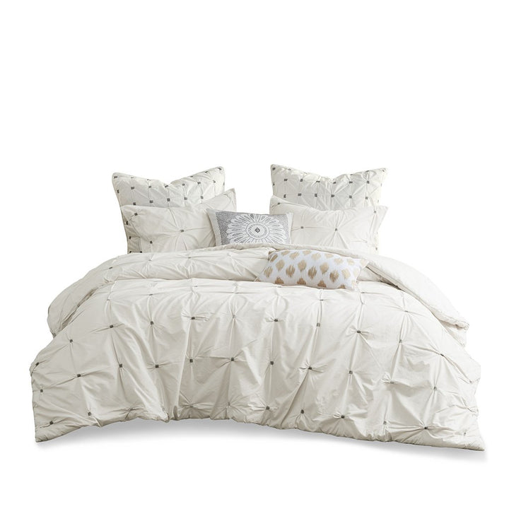 Gracie Mills Velez 3-Piece Modern Tufted-Inspired Cotton Comforter Set - GRACE-5153 Image 5