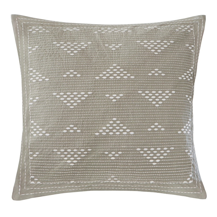 Gracie Mills Stacy Geometric Embroidered Square Decorative Pillow - GRACE-5331 Image 2