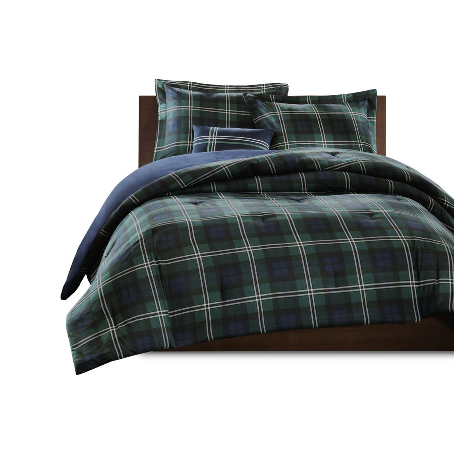 Gracie Mills Vilma Rustic Plaid Comforter Set - GRACE-6051 Image 1