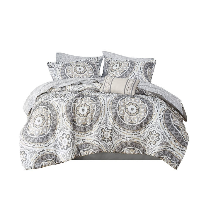 Gracie Mills Shaffer Globally Inspired 9-Piece Comforter Set with Cotton Bed Sheets - GRACE-5688 Image 1