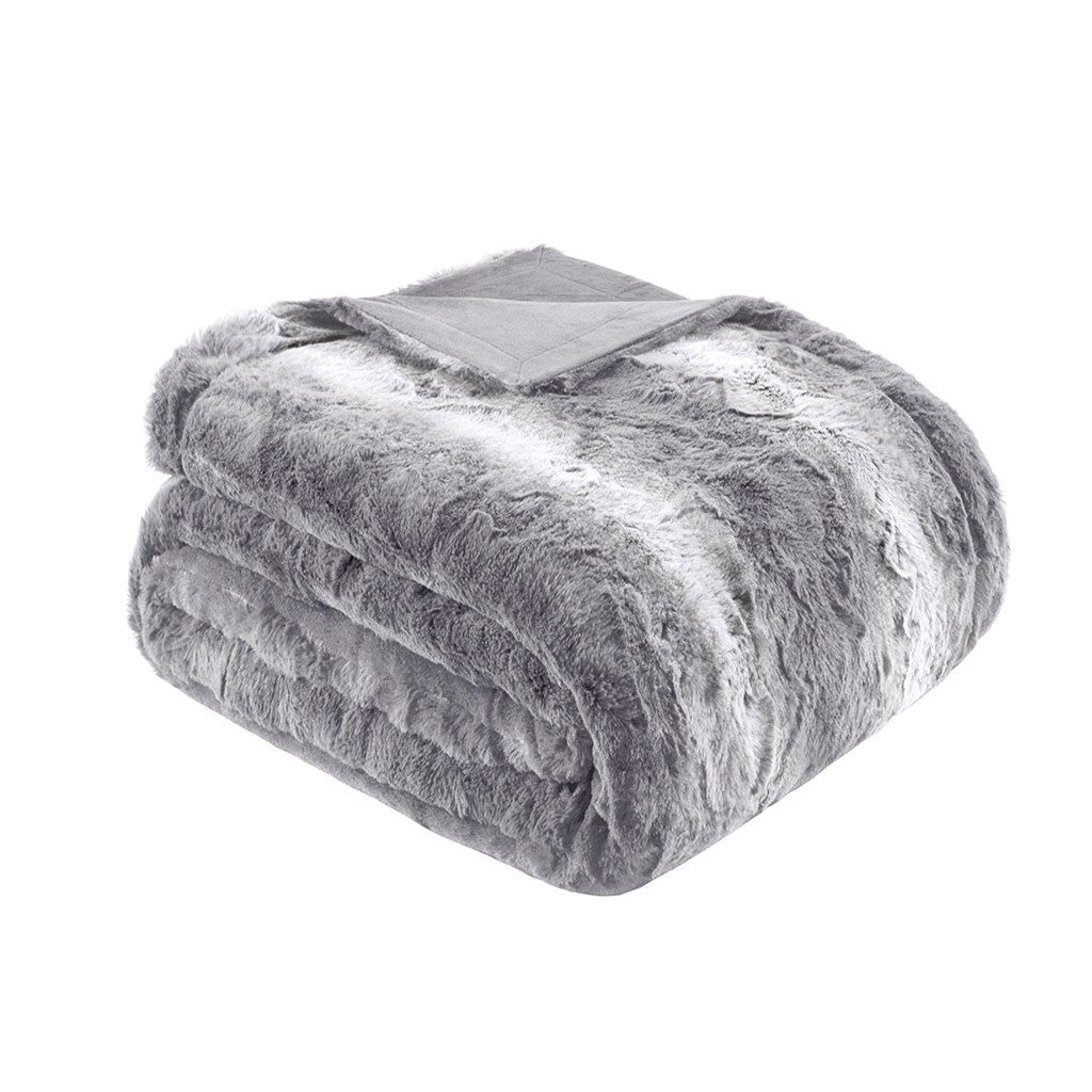 Gracie Mills Shawn Ovresized Plush Faux faux Bed Throw - GRACE-6327 Image 5