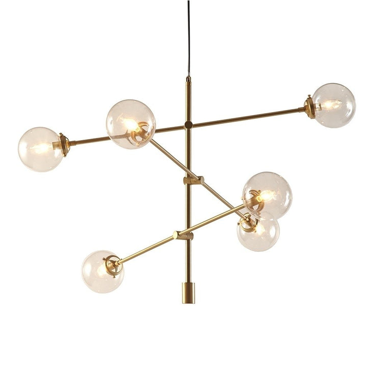 Gracie Mills Lorena 6-Globe Light Architectural Metal Chandelier - GRACE-6432 Image 4