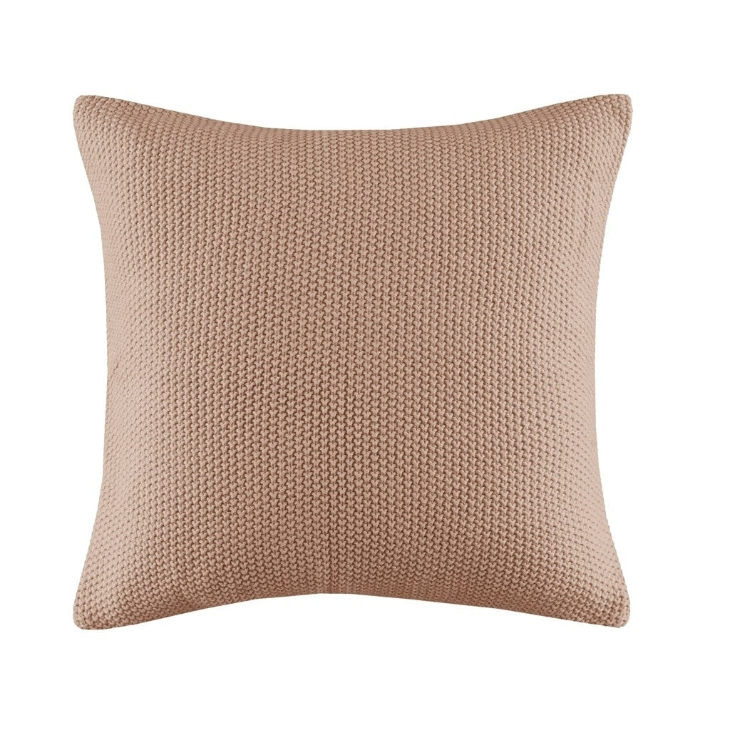 Gracie Mills Lessie Solid Knit Square Pillow Cover - GRACE-6478 Image 4