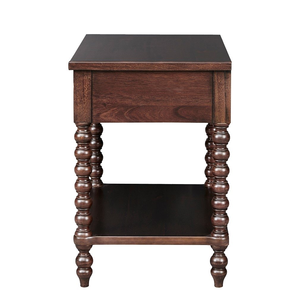 Gracie Mills Hebert Farmhouse Style Nightstand - GRACE-6977 Image 2