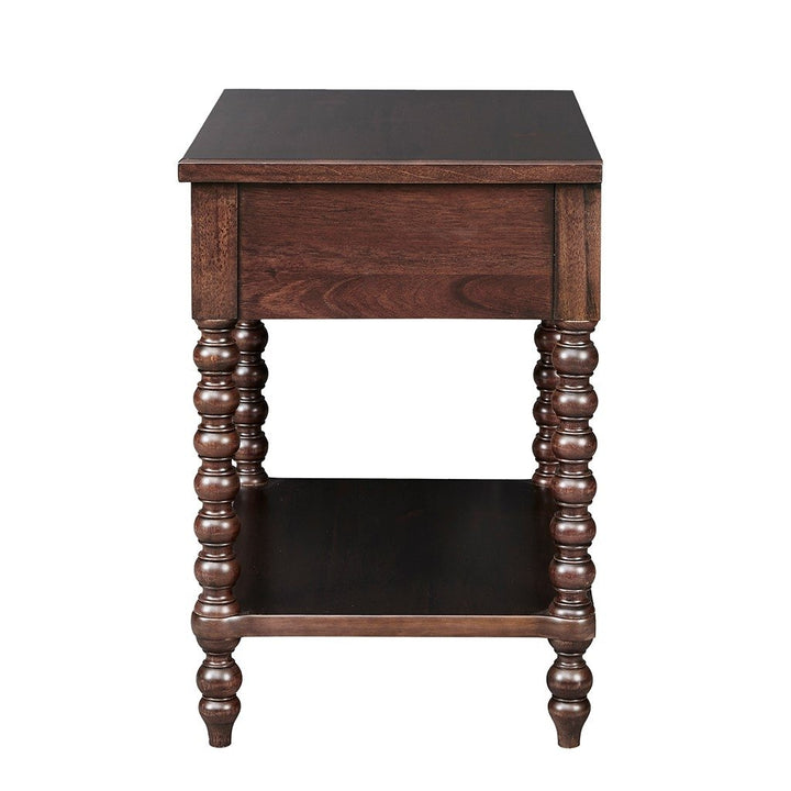 Gracie Mills Hebert Nightstand Farmhouse Style Bedroom Furniture GRACE-6977 Image 2