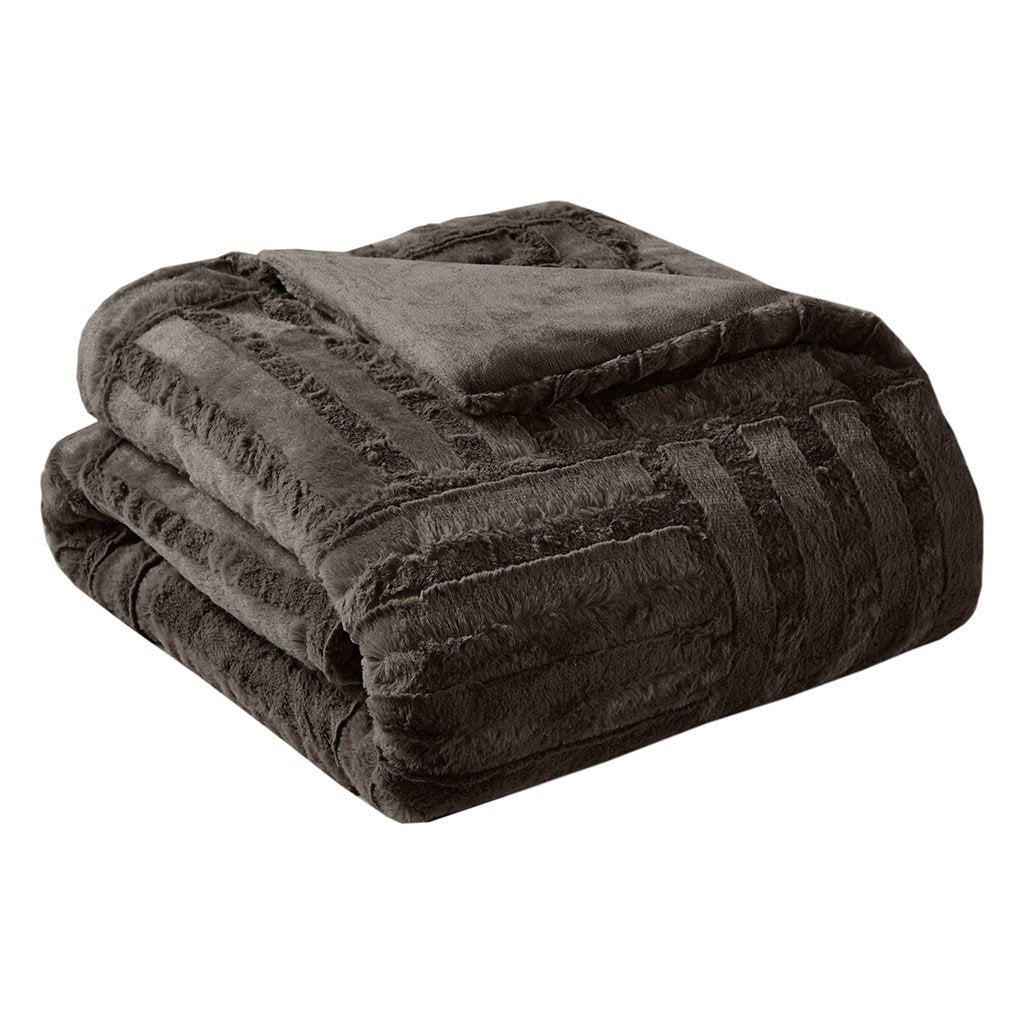 Gracie Mills Shearah Plush Down Alternative Throw Blanket - GRACE-7431 Image 1