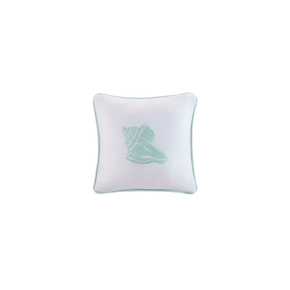 Gracie Mills Douglass Aqua Square Decorative Pillow - GRACE-753 Image 2