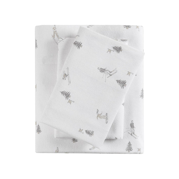 Gracie Mills Persephone 4-Peice Cotton Flannel Sheet Set - GRACE-7549 Image 4