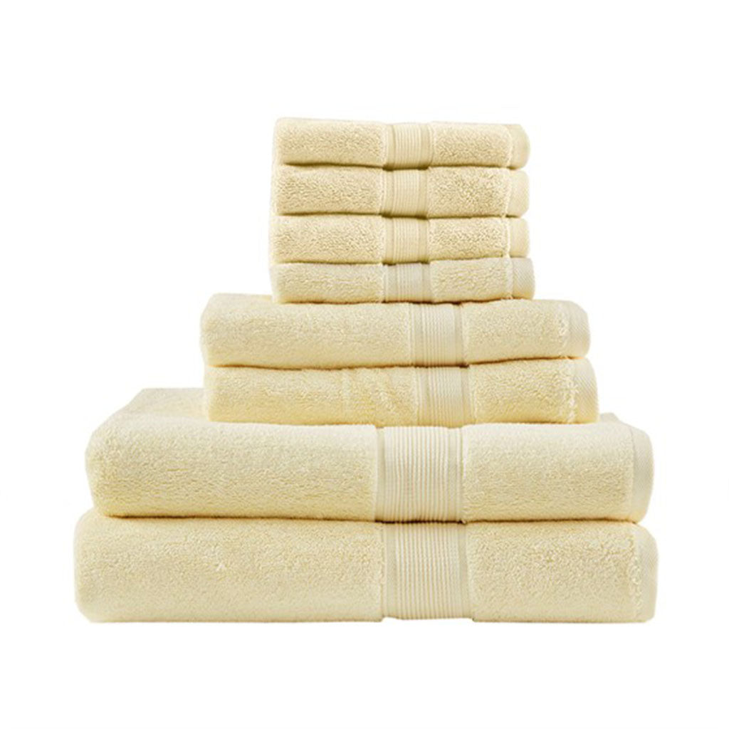 Gracie Mills Eulalia 800 GSM Cotton 8-Piece Antimicrobial Towel Set - GRACE-7703 Image 4