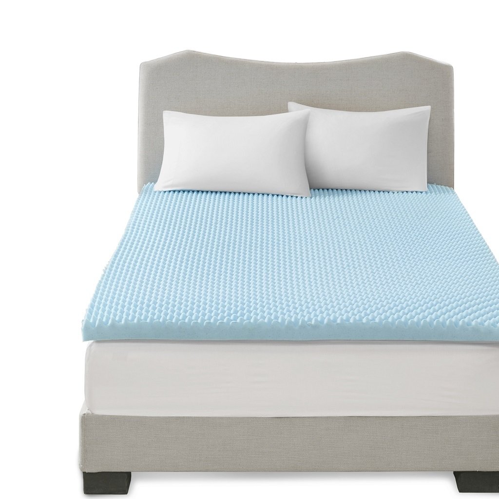 Gracie Mills Melody All Season 3 Inch Reversible Cooling Gel Memory Foam Mattress Topper - GRACE-7919 Image 2