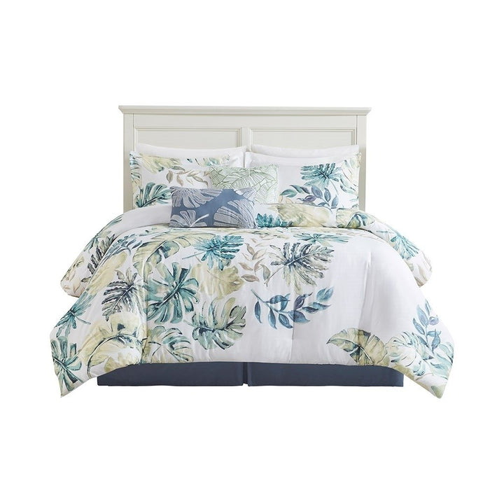 Gracie Mills Cordell Tropical Paradise Cotton 6-Piece Comforter Set - GRACE-8074 Image 1