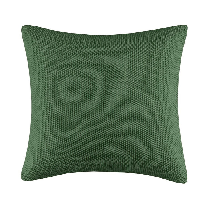 Gracie Mills Lessie Solid Acrylic Knit Euro Pillow Cover - GRACE-8026 Image 3